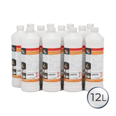 Hurtig levering af bioethanol 12 liter bioethanol med lynhurtigt levering