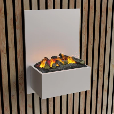 ScandiFlames Electric Brekke Hvid vanddamp pejs ScandiFlames Electric Brekke Hvid vanddamp pejs