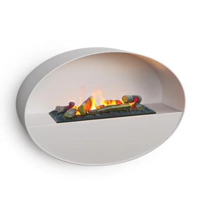 ScandiFlame Electric Kjos - Hvid Væghængt Opti-myst pejs ScandiFlame Electric Kjos - Hvid Væghængt Opti-myst pejs