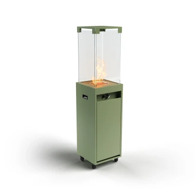 Planika Faro Pale Green Gas Terrassevarmer Faro Udendørs Gaspejs i farven Pale Green