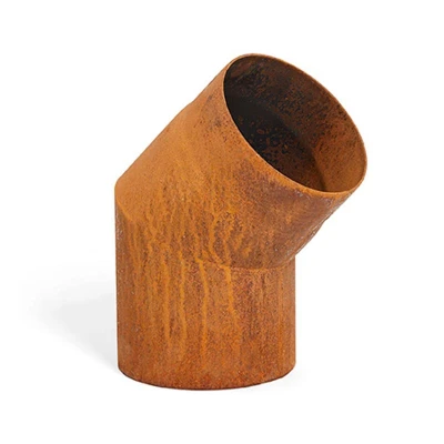 Bøjet skorsten til Quaruba og Fennek RB73 Skorsten med knæk til havepejse