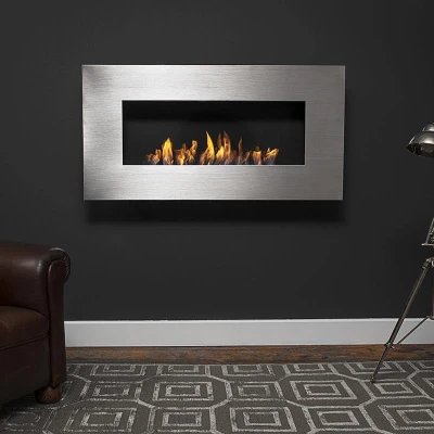 Børstet stål Nero 1150 Nero 1150 Icon Fires i boerstet staal