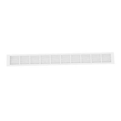 Ventilationsrist Hvid - 100x11 cm med et ventilationsareal 420 cm²