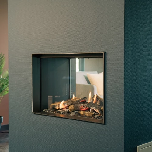 MatriX Hybrid 1050/500 ST fra Faber - Indbygget see-through gaspejs i sort