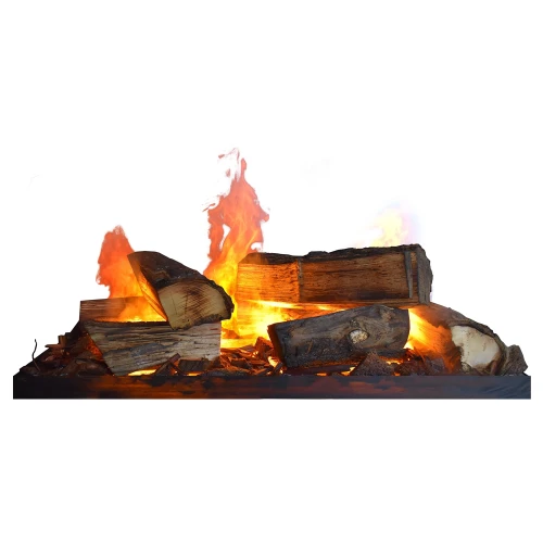Dekorationssæt til Dimplex Opti-Myst Cassette 400 | GlowFire | Køb online Dekorationsstæ af ægte træ til Opti-Myst Cassette 400 produceret af GlowFire i Tyskland