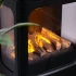 Mapleton 100 - Fritstående Vanddamp Pejs i Støbejern